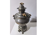 eski cezine semaver komple bakır