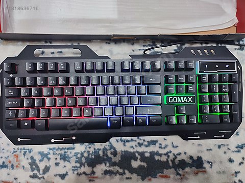Gaming Klavye RGB li (Temiz Sorunsuz) - Gomax Oyuncu Klavyesi