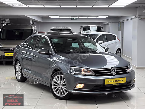 2015 VW JETTA 1.6 TDI HİGHLİNE DSG SUNROOF+LED+STOP+80'KM
