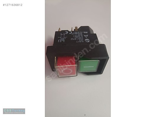 ŞALTER (SWİTCH) KJD 17 18A (AC-1) 15A (AC-3) 5 PİN 250V-50 60Hz