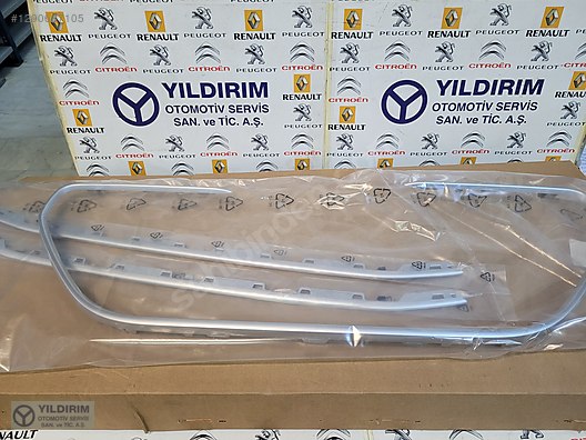 ÖN TAMPON NİKELAJI KROM ( 3 PARÇA ) 1608716080 - İlan ve