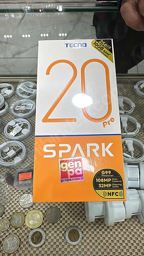 TEKNO SPARK 20 PRO 256GB 16RAM KAPALI KUTU