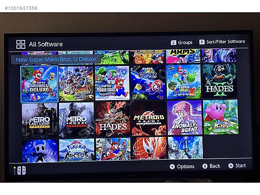 1064GB (1TB) Çipli Nintendo Switch OLED ÖMÜRLÜK Cihaz sahibinden