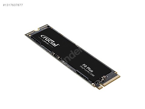 2 Adet Crucial P3 Plus 4TB 3D NAND GEN4 NVMe PCIe M.2 SSD