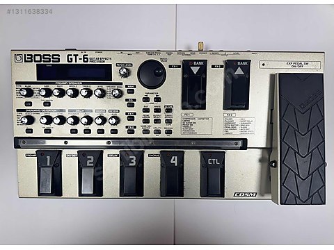 Boss GT-6 Guitar Effect Processor Temiz Sorunsuz Full Pedallı