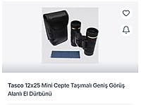 Tasco Sıfır kutu fatura 12×25