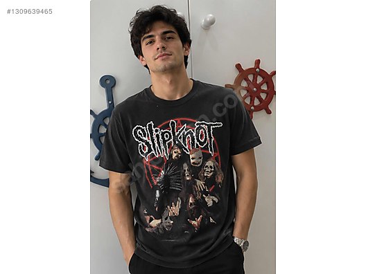 SLİPKNOT GRAFİK BASKILI SİYAH T-SHIRT on sahibinden.com - 1309639465