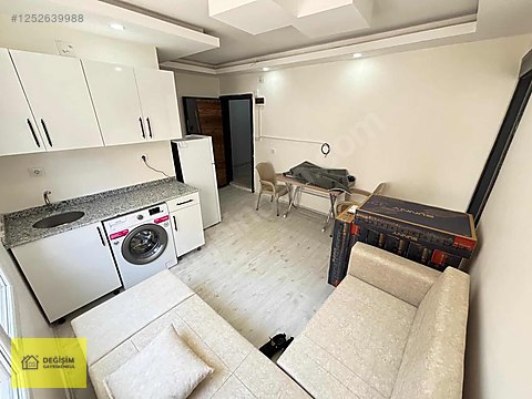 DEĞİŞİMDEN BİNEVLERDE U. LÜKS KİRALIK 1+1 EŞYALI STÜDYO DAİRELER