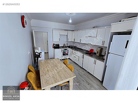 BİNGÖL AKSA EMLAK'TAN MERKEZİ KONUMDA SATILIK 3+1 YENİYAPI DAİRE #1262640053