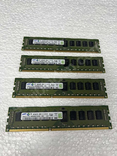 16gb 4x4 gb Samsung ddr3 ECC RAM