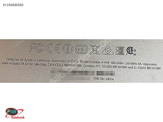 İMac 27'' A1419 2015 EMC 2834 820-00291-A Anakart - Anakart ve Tüm Masaüstü Bilgisayar Parçaları sahibinden.com'da