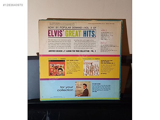 Elvis Golden Records Vol.3 plak - Müzik Plakları Alışverişte İlk Adres sahibinden.com'da