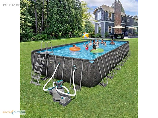 Bestway APX 561KJ Prefabrik Havuz 956 cm 488 cm 132 cm sahibinden