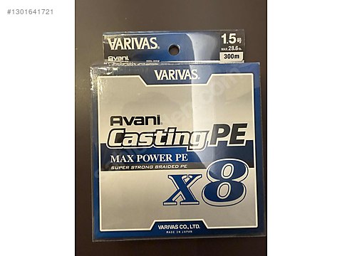 Misina / Varivas Avani Casting PE Max Power X8 örgü ip misina