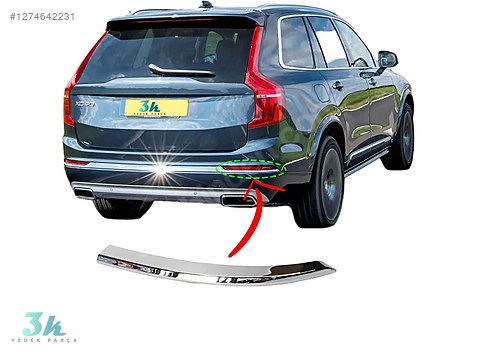 Volvo Xc90 Arka Tampon Krom Nikelaj Çıtası 31663542 31663543