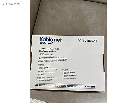 TÜRKSAT KABLONET NETMASTER İNFİNİTY 401, 2 PORTLU MODEMDİR, - Uydunet / Kablonet Modem ilanları uygun fiyatlarıyla sahibinden.com'da
