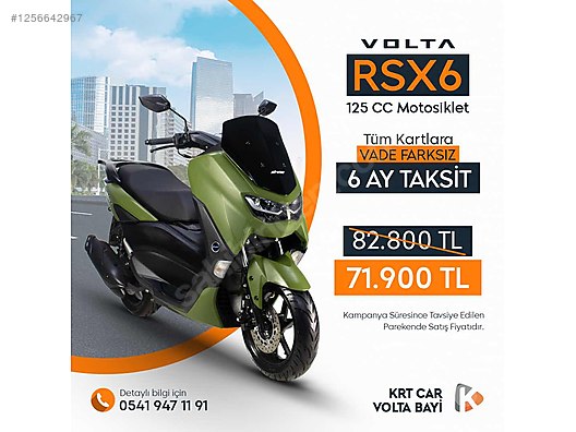 Revolt Rsx6 125 cc kampanyalı fiyat #1256642967