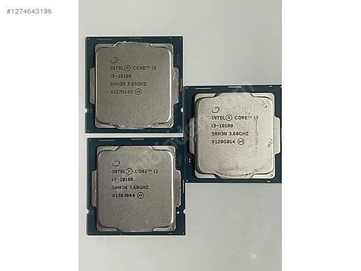 Intel Core i3 CPU まとめ売り 12100 10100 INTEL CORE İ3 10100 SOKET 1200 10. NESİL 3.6GHZ on sahibinden.com