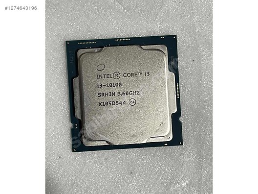 INTEL CORE İ3 10100 SOKET 1200 10. NESİL 3.6GHZ on sahibinden.com