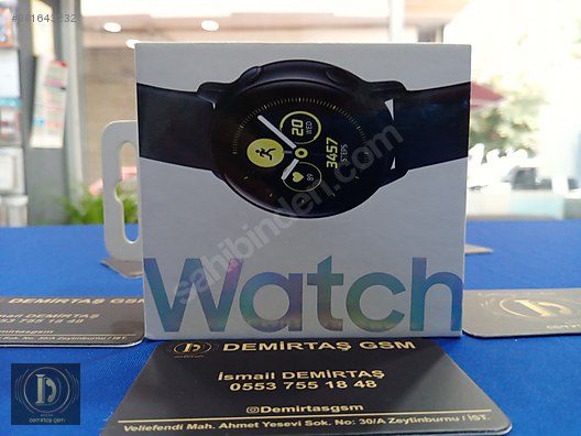 Samsung Galaxy Watch Active Akili Saat 1aylik Jelatinli Hatasiz 881643232