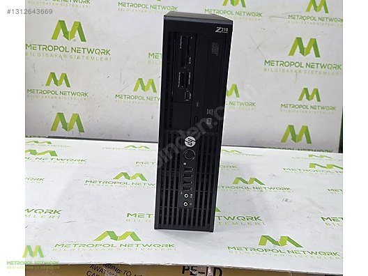 超美品☆HPZ210 Xeon E3 1225 12GB 500GB Win10 HP Z210 Workstation Xeon E3-1225 3.10Ghz 8Ram 120SSD on sahibinden
