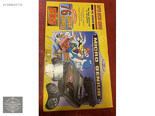 Vintage 90lar Micro Genius IQ-505 Oyun Konsolu Nadir Full Set ...