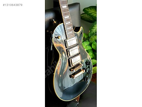 Epiphone Les Paul Custom Black Beauty (2002 Kore) - Tel Hediye on