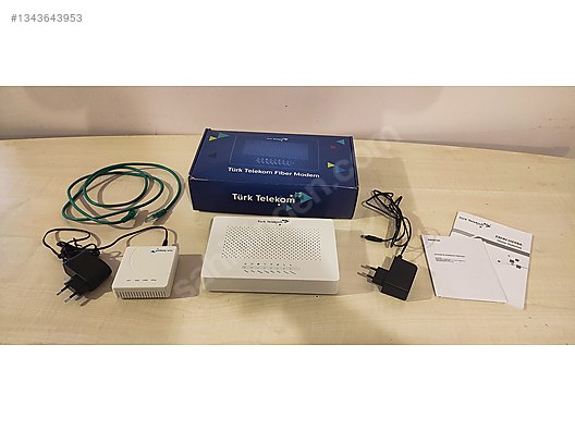 ZTE ZXHN H298A Fiber Modem + ONT + Adaptörler Kutulu Tam Set
