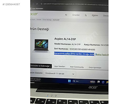 Used & Brand New Items / Computers / Laptops & Notebooks / Laptops / Acer