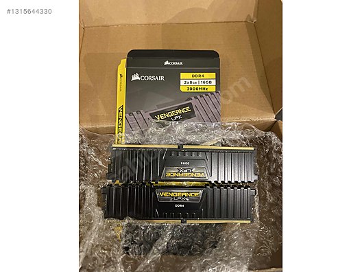 Corsaır DDR4 2X8 =16 GB 3000MHZ sahibinden.comda - 1315644330