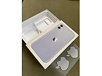 İphone 11 mor orijinal boş kutu