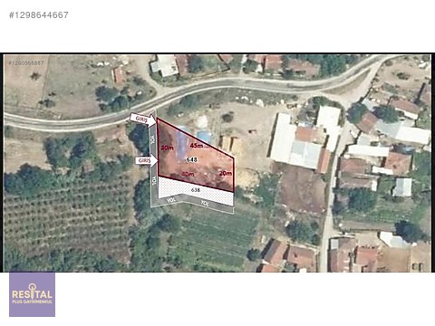 M.K.Paşa, Hisaraltı Köyünde 918 m2 Satılık Arsa