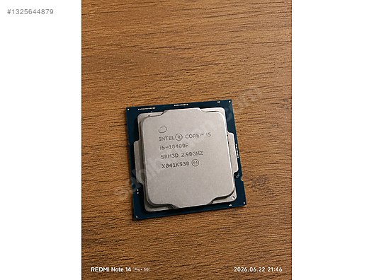 İlk Sahibinden Temiz Intel i5 10400F + Orijinal Stok Fanlı