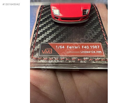 希少！Germany ヴィンテージブローチF40 Diğer Diecast Model 1:64 Ferrari Araba - 1301645042