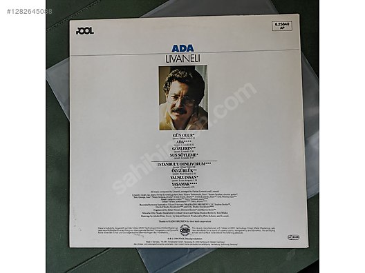 Luページ Zülfü Livaneli - Ada LP plak - Müzik Plakları Alışverişte İlk