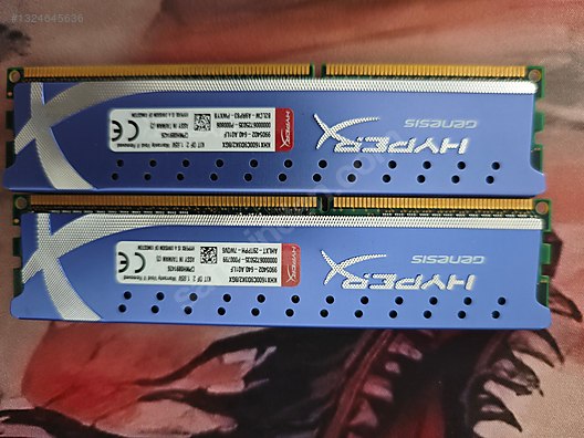Kingston HYPERX GENESIS 64GB（8GB×8枚） Kingston Hyperx Genesis 8 GB (2x4) 1600 MHz CL9 KHX1600C9D3K2/8G