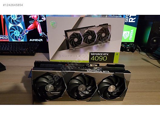 MSI SUPRIM RTX 4090 TEMİZ sahibinden.comda - 1242645854