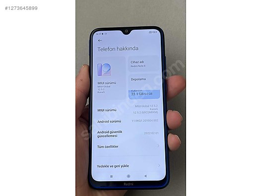 İkinci El ve Sıfır Alışveriş / Cep Telefonu & Aksesuar / Cep Telefonu / Xiaomi / Redmi Note 8