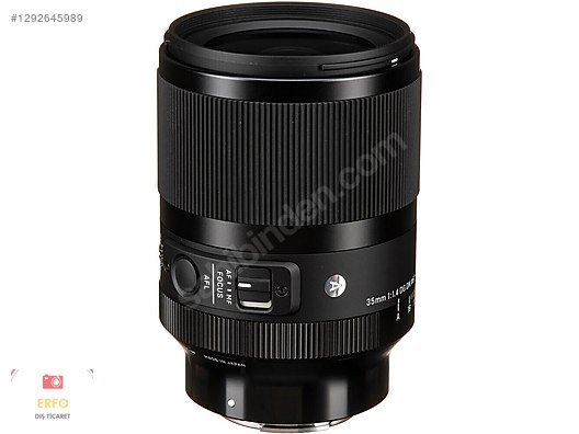 Lensler / Sigma 35mm f/1.4 DG DN Art Lens (Sony E) sahibinden