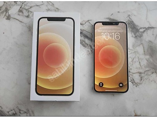 Apple / iPhone 12 / TR iPhone 12 128 GB 08/2026 GARANTİLİ HATASIZ