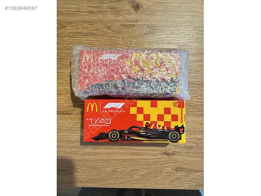 Özel McDonalds F1 Movie Car 1/43 Ölçekli Koleksiyon Modeli on
