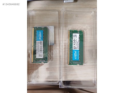 Crucial 8x2 16GB DDR4 3200MHz CL22 1.20V RAM sahibinden.comda