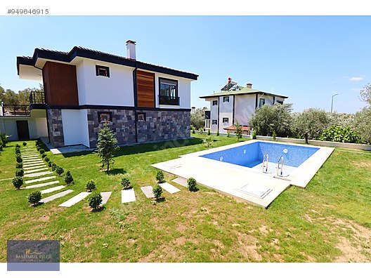 altinoluk ta 600 m2 arsa icinde satilik 4 1 genis luks villa satilik villa ilanlari sahibinden com da 949646915