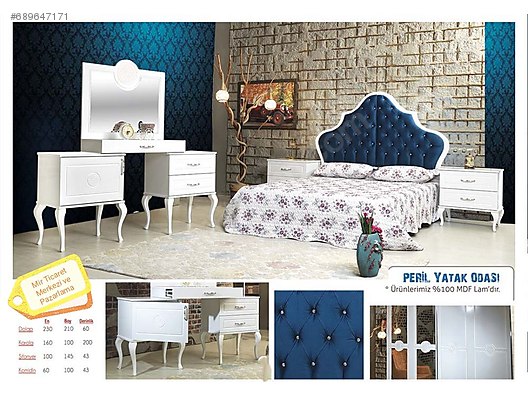 Bedroom Furniture Set 100 Mdf Peril Yatak Odasi Takimi At Sahibinden Com 689647171