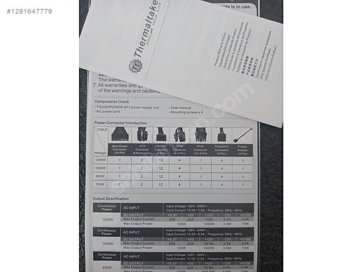 Used & Brand New Items / Computers / Desktops / Desktop Components / Power Supplies