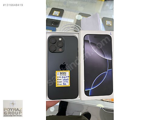 Apple / iPhone 16 Pro Max / iphone 16promax 256gb garantili çok