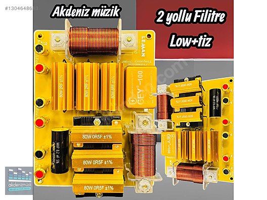 2セット 2 yollu low+tiz hoparlör filitresi Alman teknolojisi sahibinden