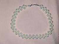 Beyaz Boncuk İnci Kolye