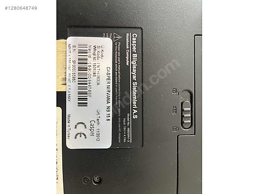 İkinci El ve Sıfır Alışveriş / Bilgisayar / Dizüstü (Notebook) / Laptop / Casper