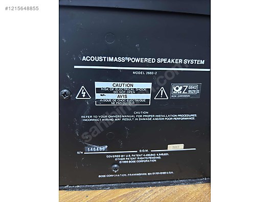 İkinci El ve Sıfır Alışveriş / Bilgisayar / Çevre Birimleri / Hoparlör / Ses Sistemi